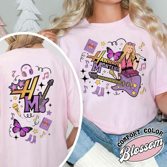Discover Hannah Montana 20th Anniversary Disney Channel T-Shirt, Family Matching Tee for Disneyland, WDW Magic Kingdom, The Other Side Of Me Shirt