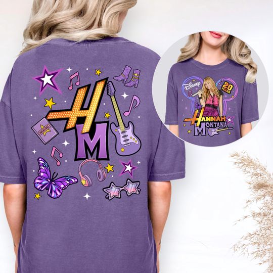 Discover Coquette Disney Channel Hannah Montana Shirt, Disney Hannah Montana Music Tee, Girl Trip Outfit, The Other Side Of Me Tshirt