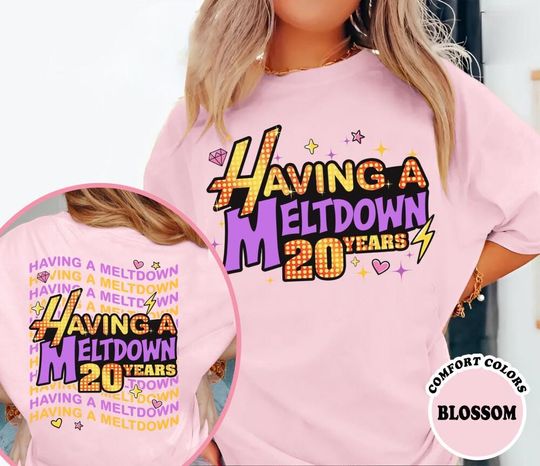 Discover Having A Meltdown Shirt, Hannah Montana, Vintage Y2K Style Tee, Teenage Movie Shirt, Gen Z Pop Singer Gift