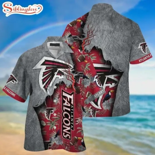 Atlanta Football Team Falconss God Faith Hawaiian Shirt