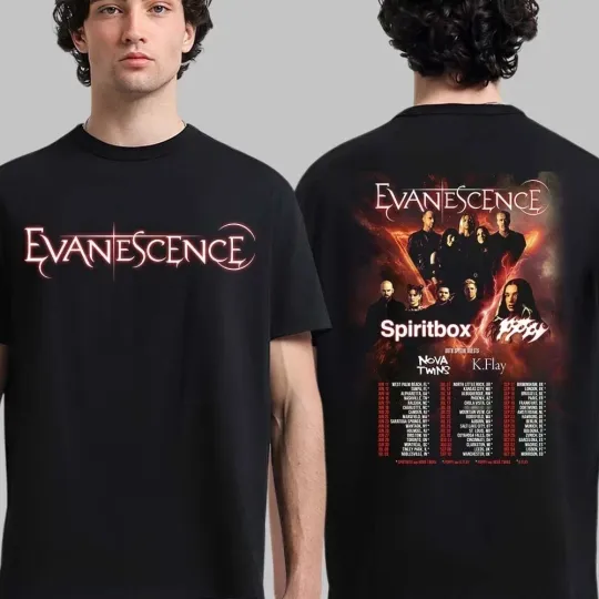 Evanescence 2026 World Tour T-Shirt