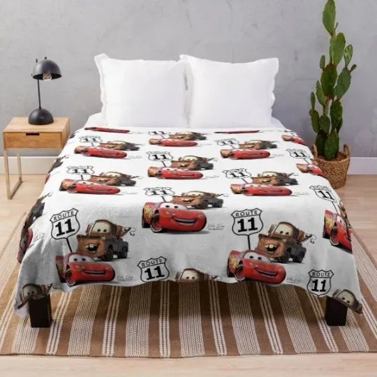 Discover Disney Mcqueen And Mater Fleece Blanket