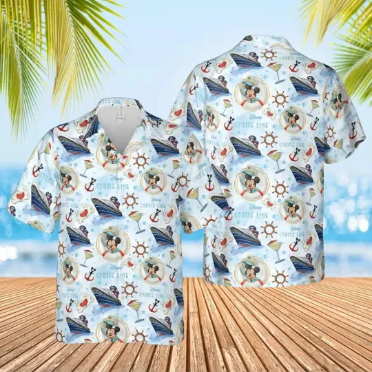 Discover Disney Mickey And Co Cruise Hawaiian Shirt, Mickey Cruise