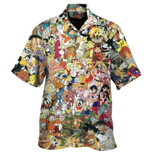 Discover 90s Cartoon Character Hawaiian Shirt