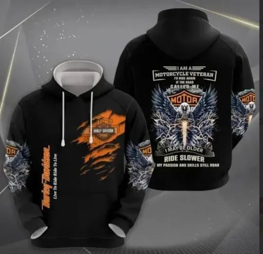 Discover Personalized Harley Racing Davidson 3D Hoodie