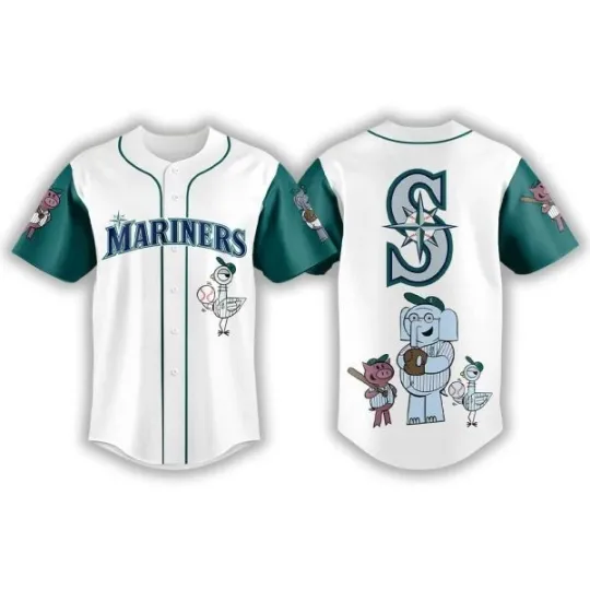 Discover 2025 Mariners The Pigeon Night Baseball Jersey