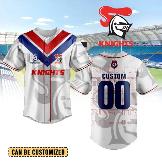 Discover Newcastle Knights Personalized Baseball Jersey for Fans