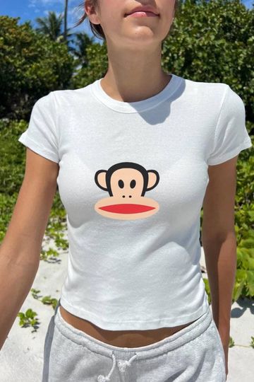 Paul Frank Baby Tee | Y2K Cotton Graphic Top