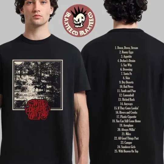 Discover Zach Bryan With Heaven On Top Tour 2026 Merch T-Shirt Unisex