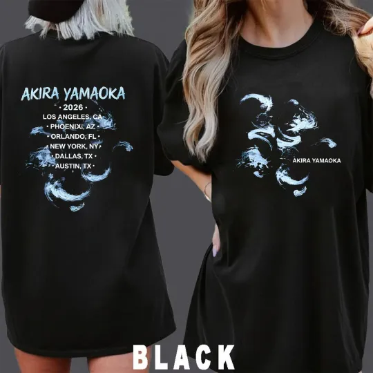 Discover Akira Yamaoka US Tour 2026  Inspired T-Shirt