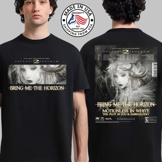 Discover Bring Me The Horizon Ascension Program 2 North America Tour Spring 2026 T-Shirt