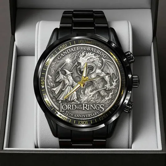 Discover The Lord Of The Rings Black Stainless Steel Watch