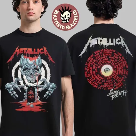 Discover Metallicaa M72 World Tour 2025 2026 Im Creeping Death Creeping Tour Shirt
