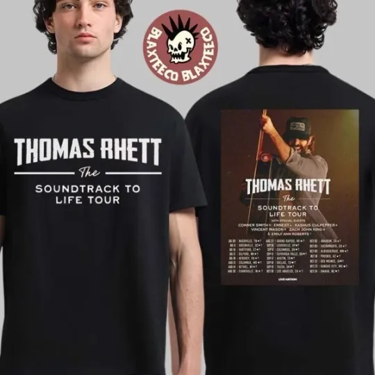 Discover Thomas Rhett Akins The Soundtrack To Life Tour North America 2026 T-Shirt