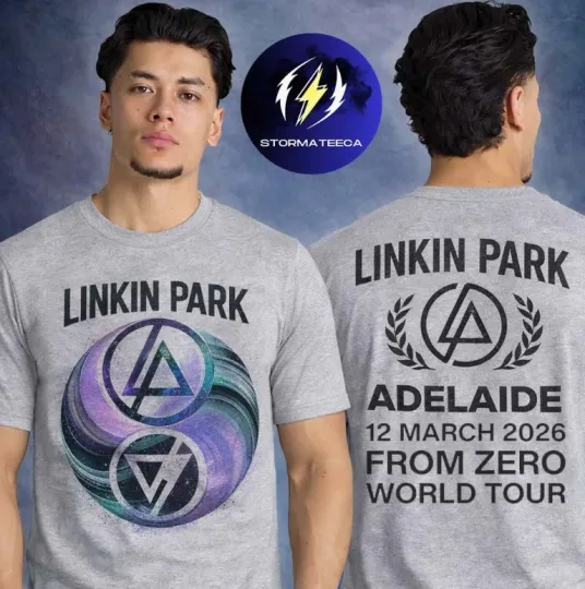 Linkin Park Adelaide Tee From Zero World Tour 2026 On March 12 2026 T-Shirt