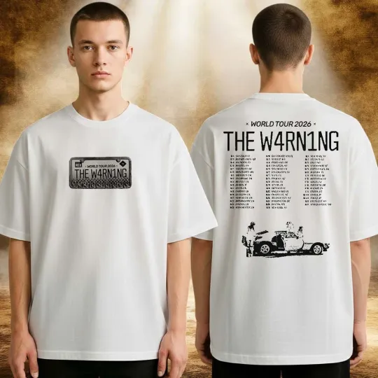 Discover The Warning Band TW World Tour 2026 Two Sides Unisex T-Shirt