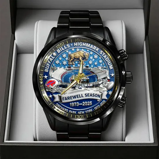Discover Bills 52nd Anniversary 2025 Black Stainless Steel Watch