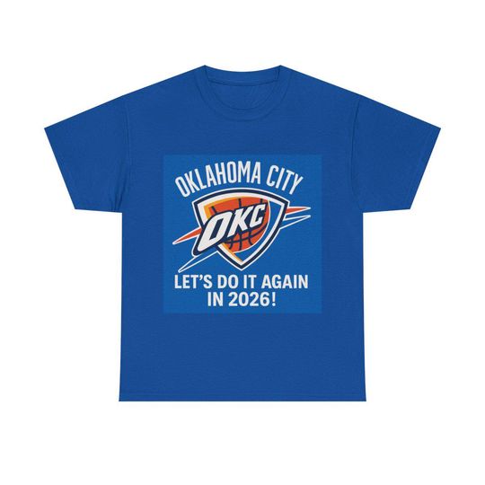 Discover Oklahoma City Thunder 2026 Design T-Shirt