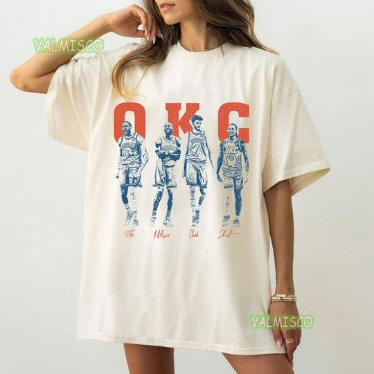 Shai Gilgeous Chet Holmgren Williams Basketball Shirt, OKC Oklahoma Thunder Basketball Tee, Youth Tee