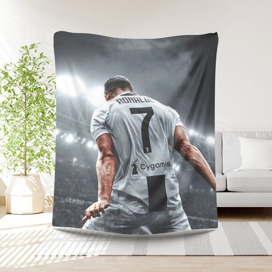 Discover Ronaldo Football Blanket Boys Gift Idea Soccer Player Bedding Birthday Present Sports Lover Throw Gift for Boys Football lover Soccer gift