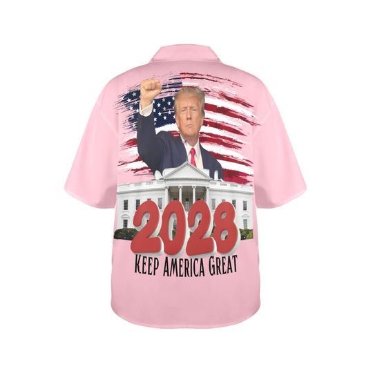 Discover Trump 2028 Women's Hawaiian Shirt All Over Print