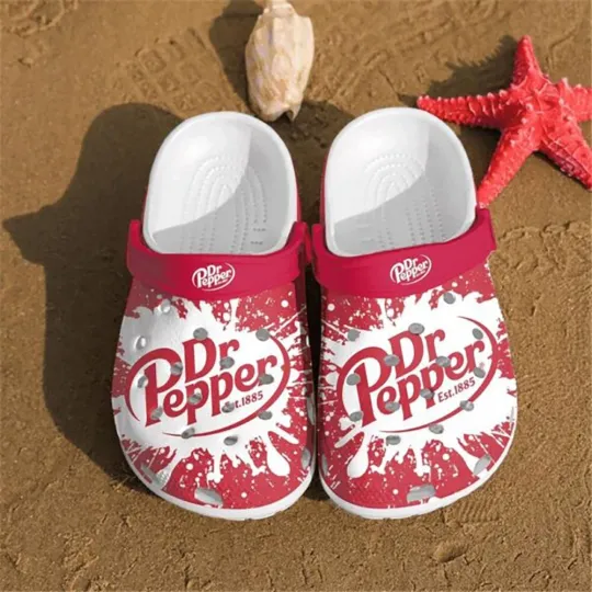 Discover DV83 Dr Pepper Clogs for Men and Women, Unisex 3D Clog Shoes, Fan Gift