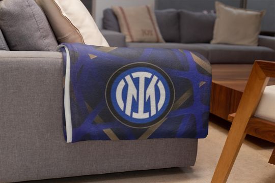 Discover Inter Milan Velveteen Throw Blanket: Soccer Fan Gift