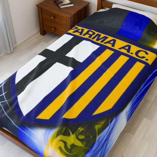 Discover parma a c team blanket: velveteen plush throw for soccer fans