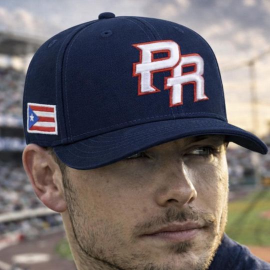 Discover Embroided Puerto Mens Rico 2026 World Baseball Classic Adjustable Hat