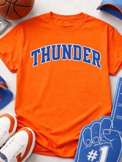 Discover Oklahoma Basketball Fan Shirt | Thunder | Blue or Orange Game Day Tee