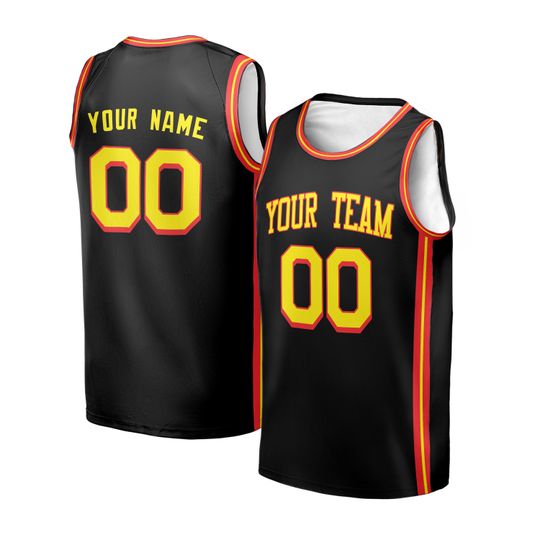 Discover Personalized Atlanta Hawks Jersey Kid & Adult  Fan Inspired Black Swingman Statement Style