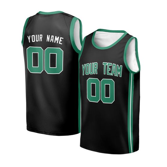 Discover Personalized Boston Celtics Jersey Kid & Adult  Fan Inspired Black Swingman Statement Style