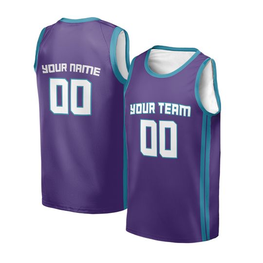 Discover Personalized Charlotte Hornets Jersey Kid & Adult  Fan Inspired Purple Swingman Statement Style