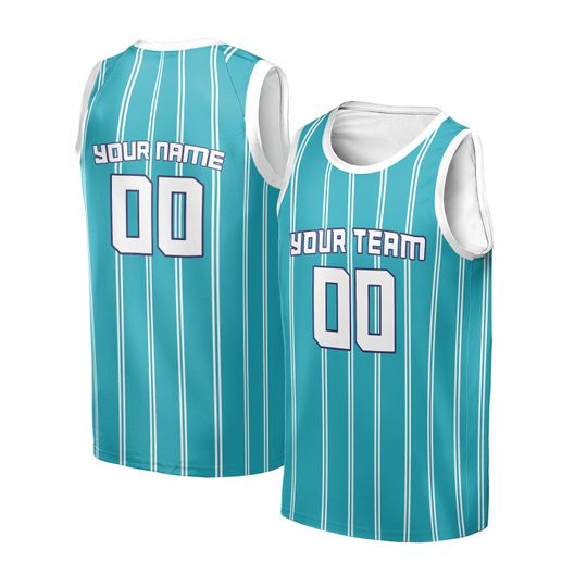 Discover Personalized Charlotte Hornets Jersey Kid & Adult  Fan Inspired Blue Fast Break Player Icon Style