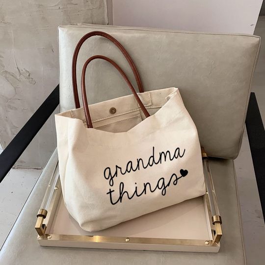 Discover grandma things Tote bag -personalized Gigi gift-new grandma gift customized Nana gift