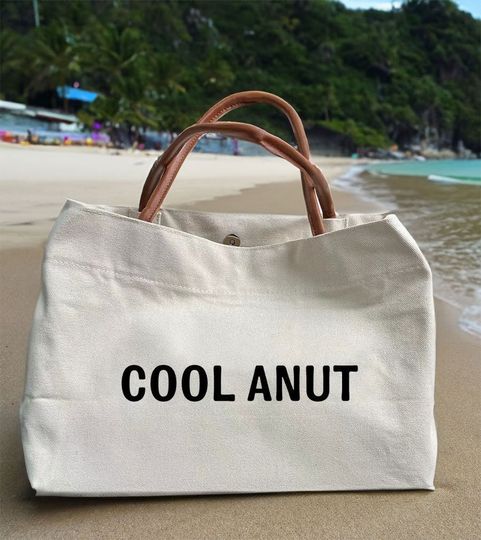 Discover cool aunt canvas tote bag-cool anut beach bag-personalized your text bags-CU1