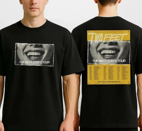 Discover Two Feet USA Tour 2026 T-Shirt or Hoodie March–May Dates Multi Venue