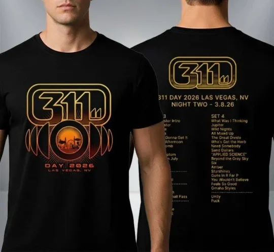 Discover 311 Day 2026 Las Vegas NV Night 2 T-Shirt Hoodie