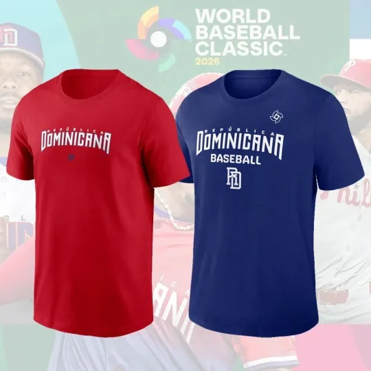 Discover Dominican Republic Baseball Team 2026 World Baseball Classic T-Shirt S-5XL