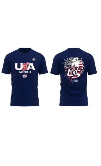 Discover USA Baseball 2026 World Baseball Classic Double Sides Tshirt