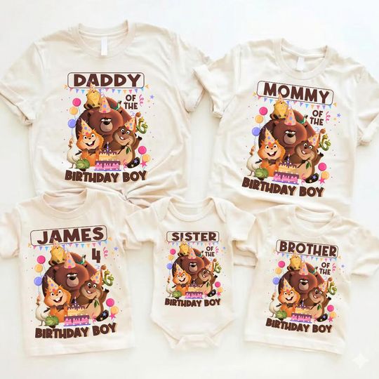 Discover Custom Birthday Hoppers Shirt, Personalized Name, Disney Hoppers Movies Gift, Family Matching Hoppers Tee, Custom Name Hoppers Fan Party