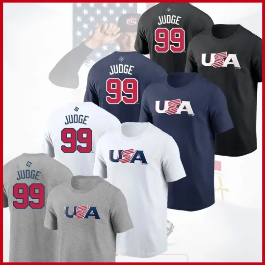 Discover Aron #99 Judge$ 2026 World Baseball Classic USA Team Player For Fans