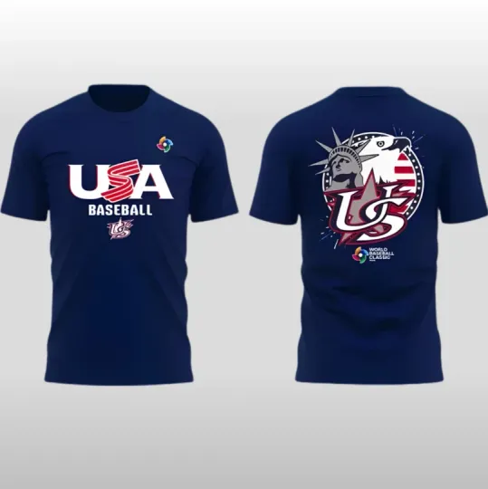 Discover Usa Baseball 2026 World Baseball Classic T-Shirt