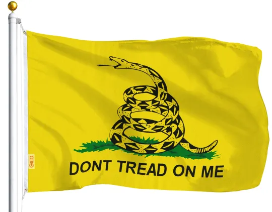 Feet Don't Tread on Me Gadsden Flag Polyester House Flag