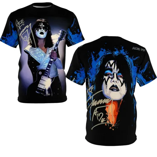 Discover Collection Ace Frehley Tribute 1951-2025 Thank You Memories T Shirt 3D