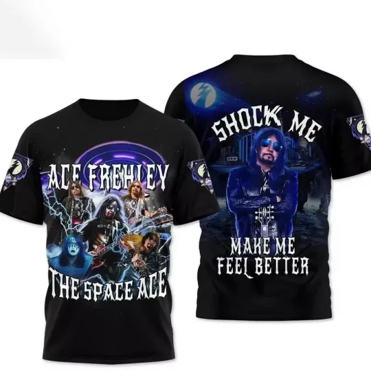 Discover Ace Frehley The Space Ace 3D Album Cover 3D T Shirt
