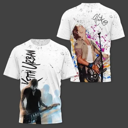 Discover Collection Signature Keith Urban 3D Shirt Unisex Concert S-5XL