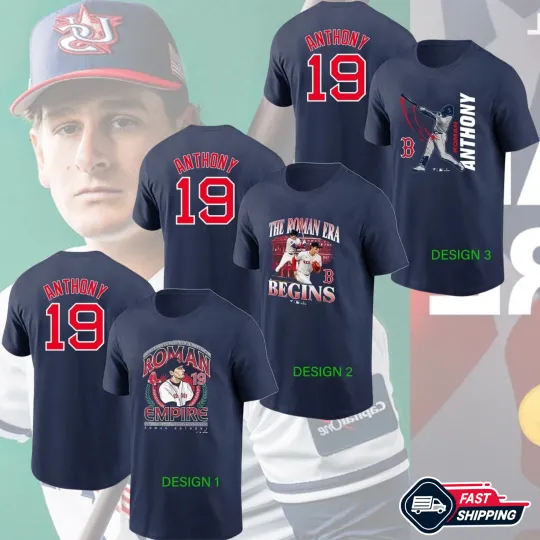 Discover US STOCK - Roman Anthony #19 World Baseball 2026 USA Team Classic T-Shirt S-5XL