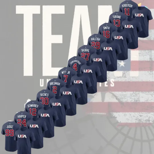 Discover USA Team 2026 World Baseball Classic: Anthony, Raleigh, Harper, Bregman, McLean