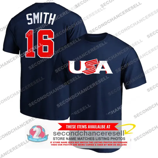 Discover 2026 World Baseball Classic USA Baseball Will Smith #16 T Shirt